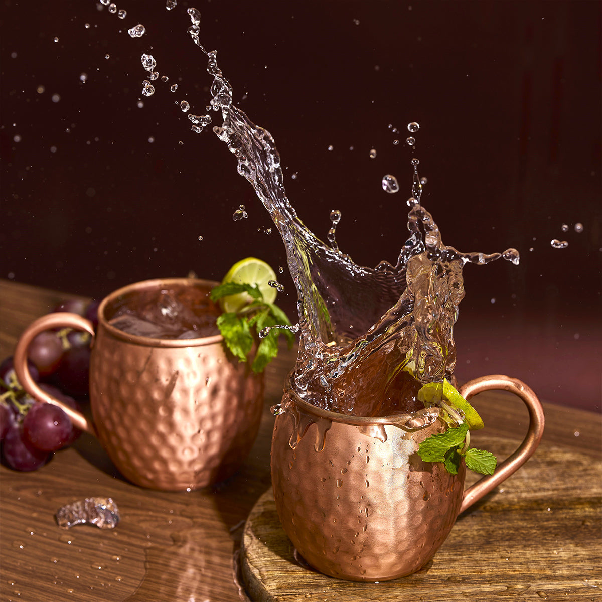 Copper Moscow Mule Cocktail Set | Hammered