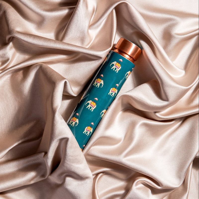 Bestsellers Copper Bottle | Teal Green | 650 ml