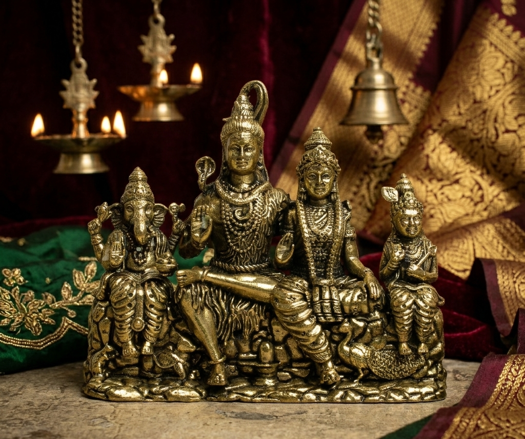 Brass Shiv Family