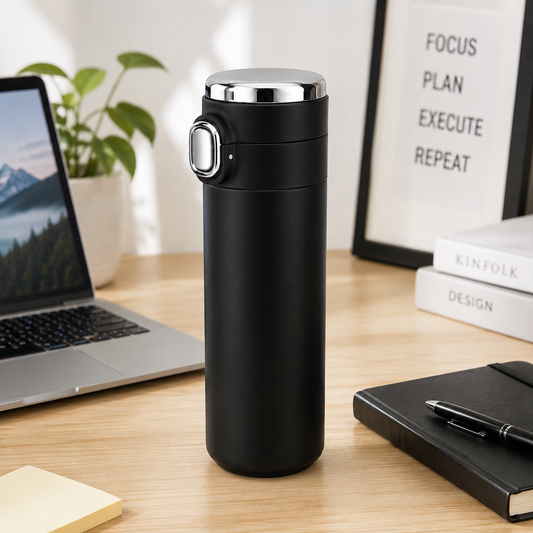 Premium Stainless Steel Insulated Water Bottle with Pop-Up Cap