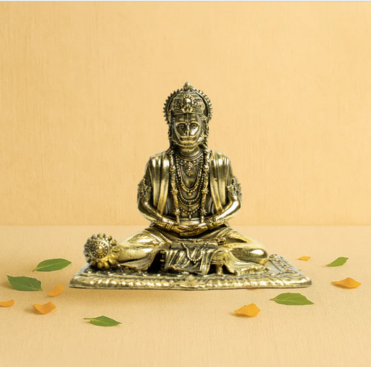 Brass Book Hanuman