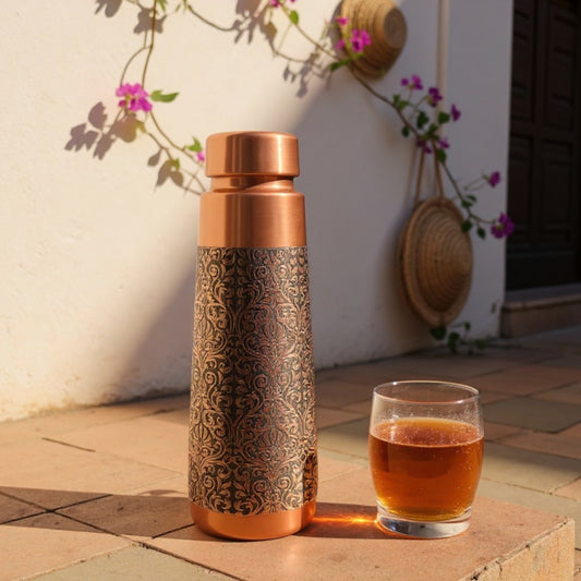 Antique Charm Copper Bottle