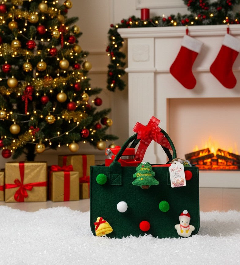 Holiday Cheer Felt Gift Bag