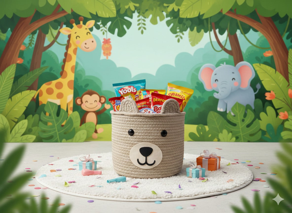 Brown Bear Surprise Basket