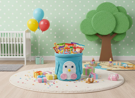 Poppy the Penguin Gift Basket