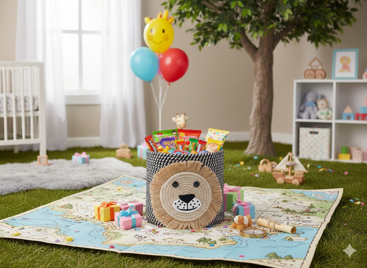 Lion Adventure Gift Basket