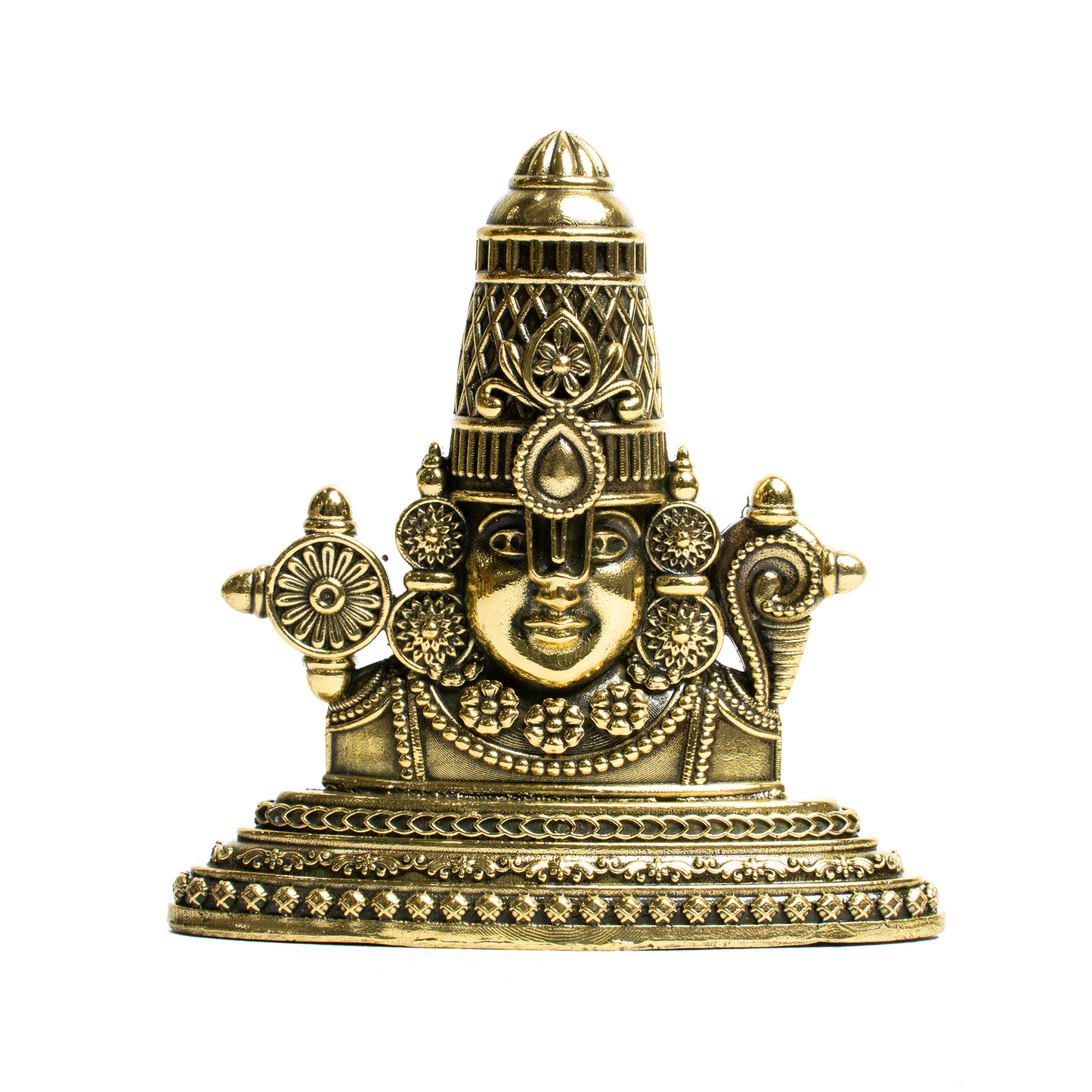 Brass Tirupati Head