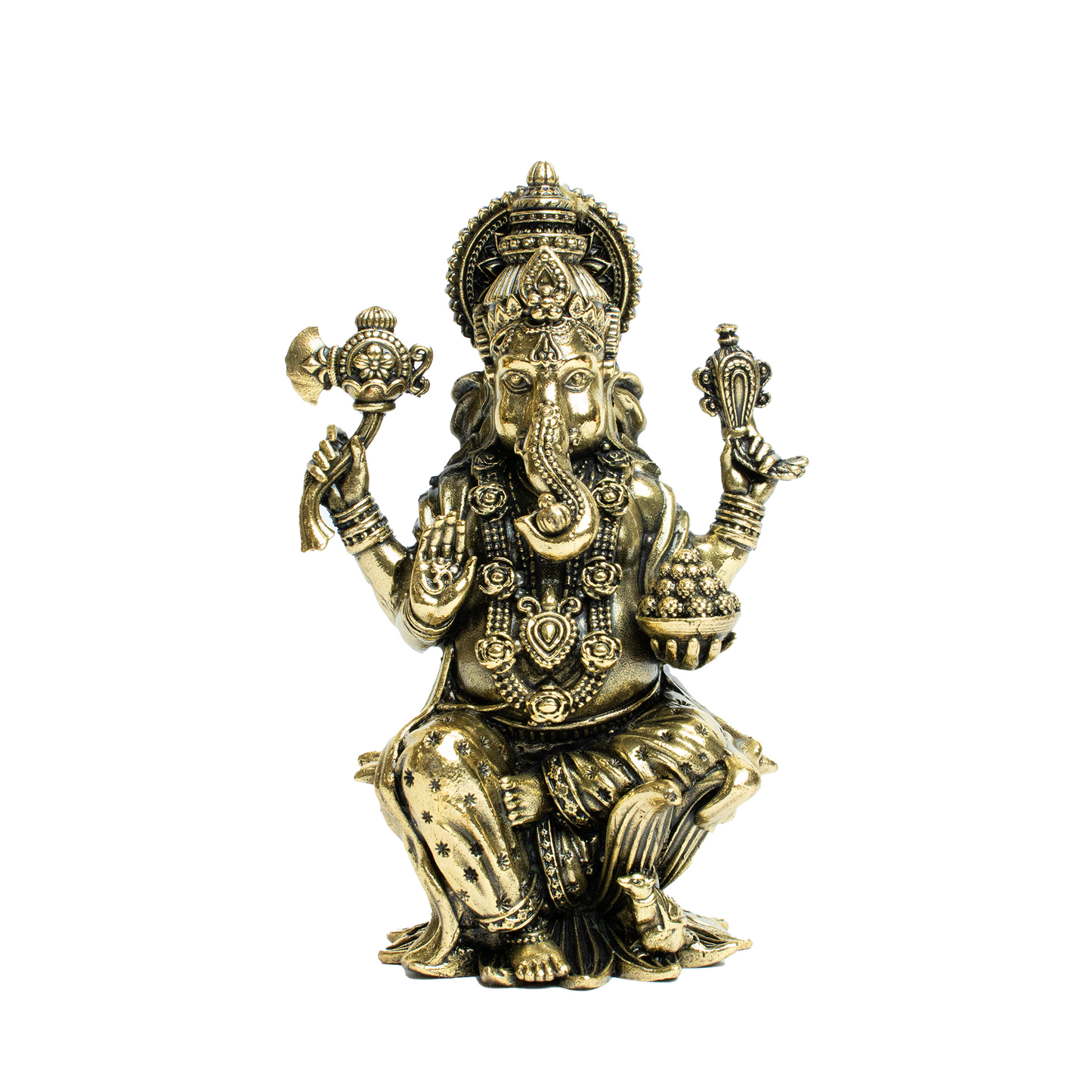 Brass Ganesh On Kamal