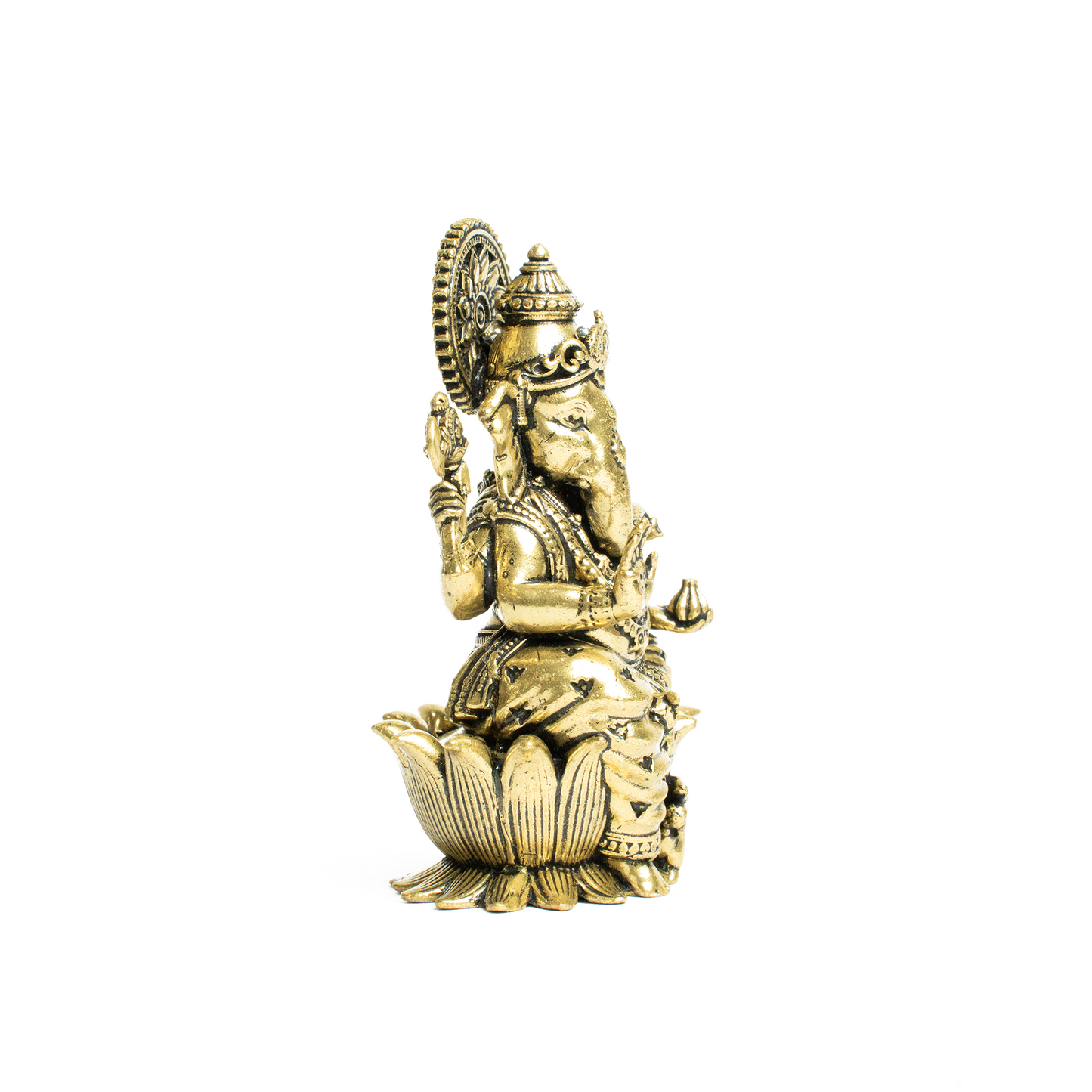 Brass Ganesh Sitting
