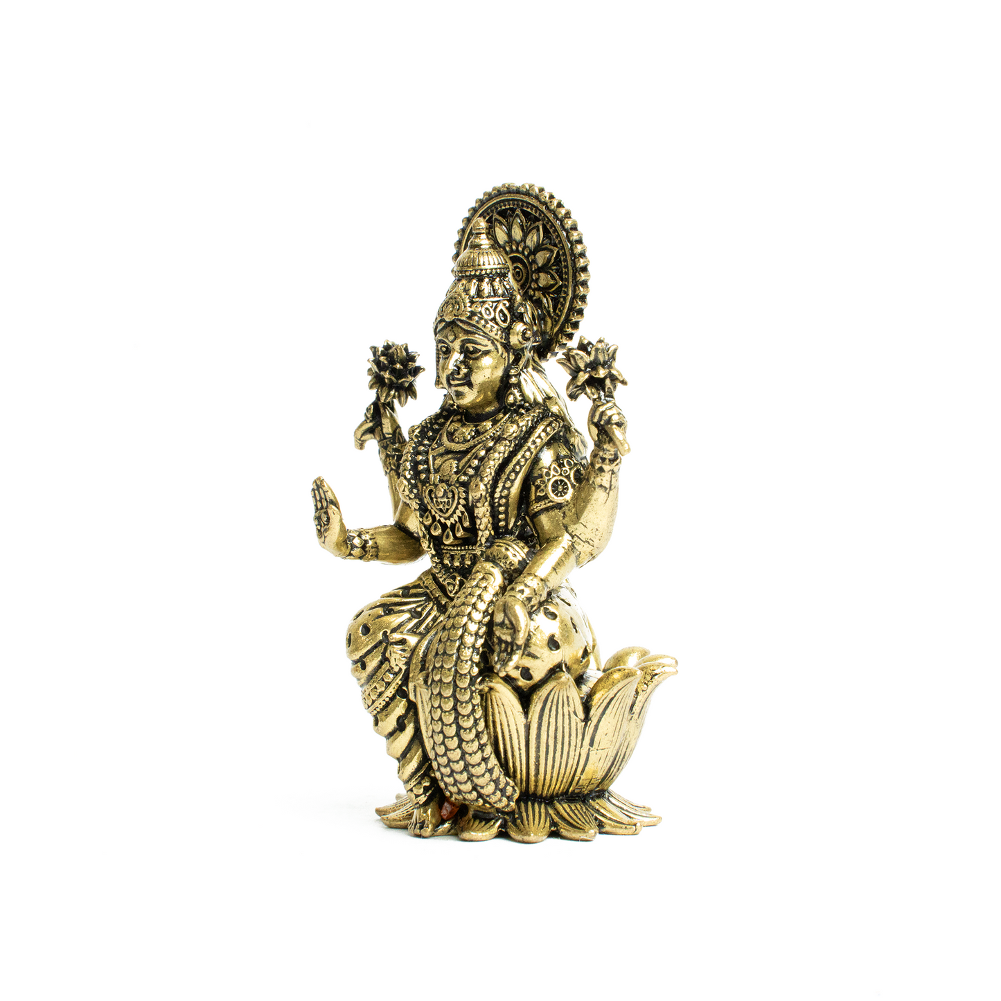 Brass Laxmi Sitting