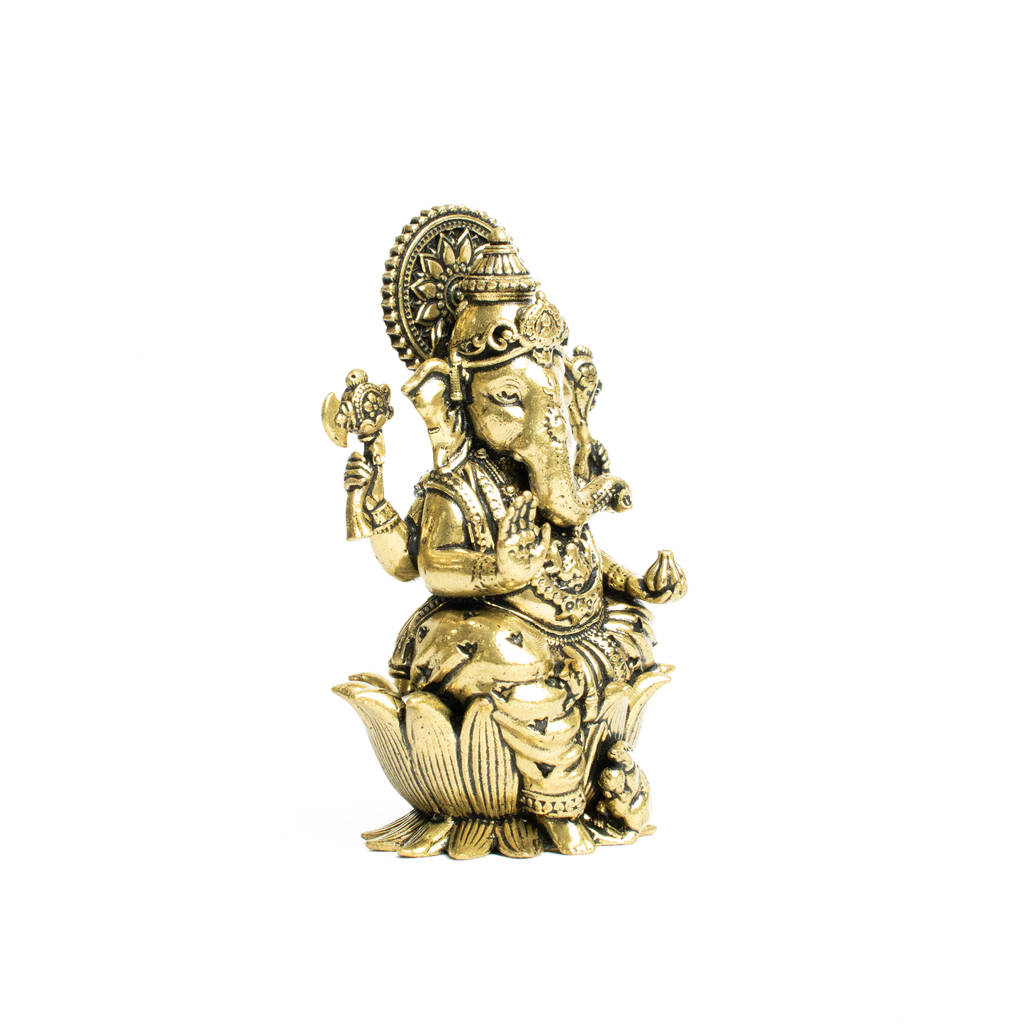 Brass Ganesh Sitting