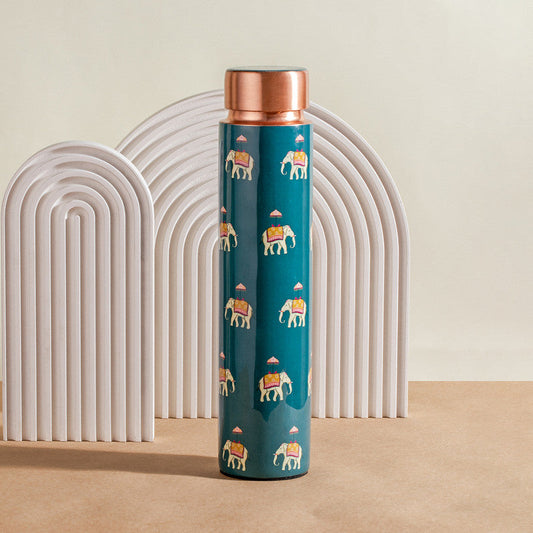 Bestsellers  Copper Bottle | Teal Green | 650 ml